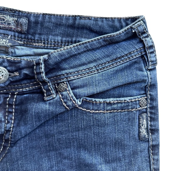 Silver Jeans Suki Surplus Blue Jeans Sz 32 - Picture 7 of 12